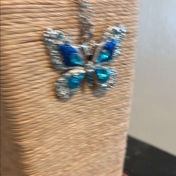 Paparazzi Blue and Silver Necklace with Intricate Design - Picture 10 of 12